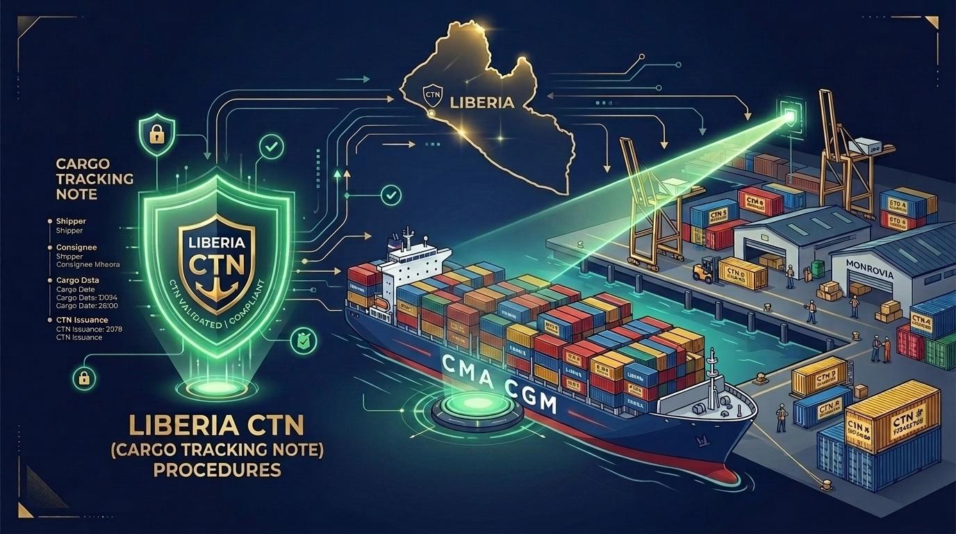 Liberia CTN Notice: Amendment Charges and Non-Compliance Penalties