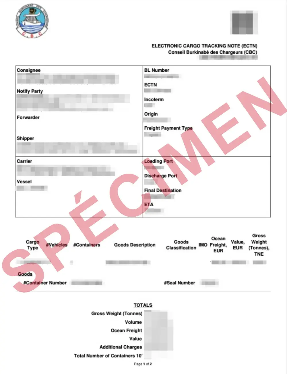 Document d’exemple officiel ECTN Burkina Faso