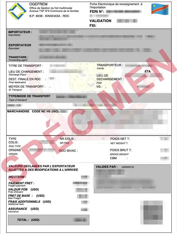 Document d’exemple officiel FERI DR Congo